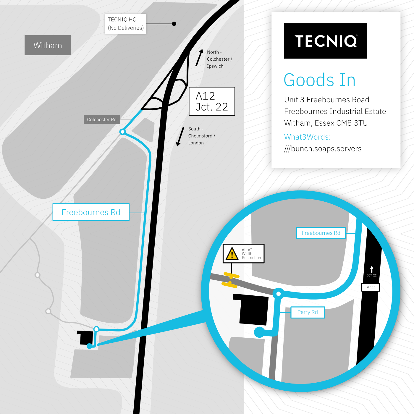 Unit3 - Goods_In-MAP-COMBINED-V13 Goods In Department. TECNIQ. Intelligent. Halo Vehicle Development.